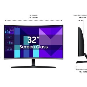 Samsung S3 S32D396GAN - S39GD Series - LED monitor - curved - Full HD (1080p) - 32"