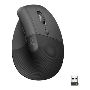 Logitech Lift Vertical Ergonomic Mouse - vertical mouse - Bluetooth, 2.4 GHz - graphite