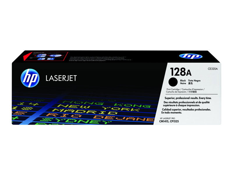 HP 128A - black - original - LaserJet - toner cartridge (CE320A) - Image 14