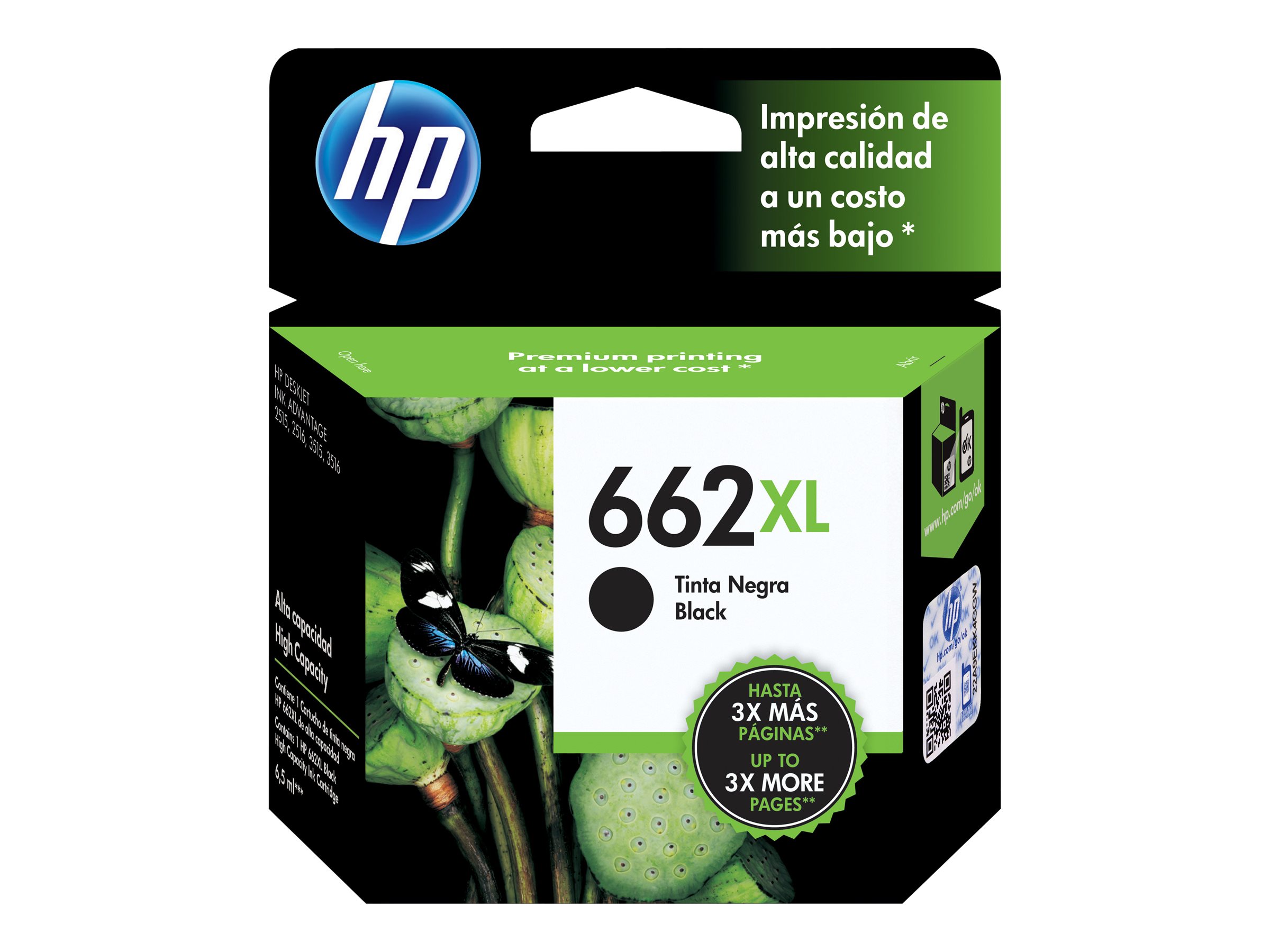 HP 662XL - High Yield - black - original - Ink Advantage - ink cartridge - Image 13