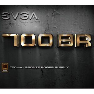 EVGA 700 BR - Power supply (internal) - ATX12V / EPS12V - 80 PLUS Bronze - AC 100-240 V - 700 Wat