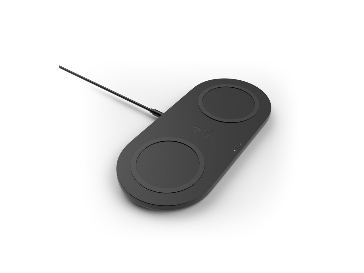 Belkin BoostCharge Dual Wireless Charging Pads wireless charging pad - + AC power adapter - 10 Watt - Image 4