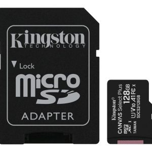 Kingston Canvas Select Plus - flash memory card - 128 GB - microSDXC UHS-I