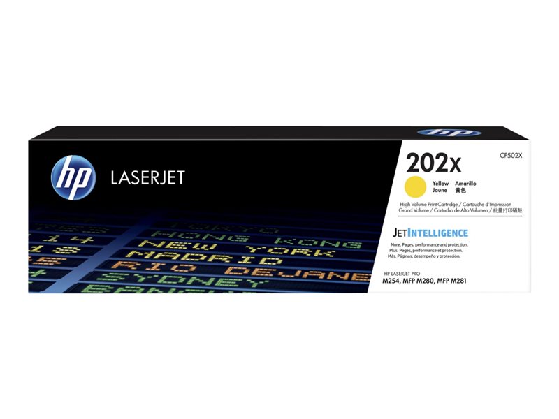 HP 202X - High Yield - yellow - original - LaserJet - toner cartridge (CF502X) - Image 13