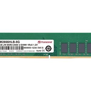 Transcend JetRAM - DDR4 - module - 8 GB - DIMM 288-pin - 2666 MHz / PC4-21300 - unbuffered
