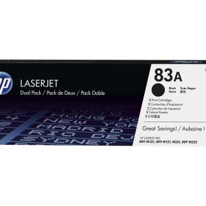 HP 83A - 2-pack - black - original - LaserJet - toner cartridge (CF283AD)