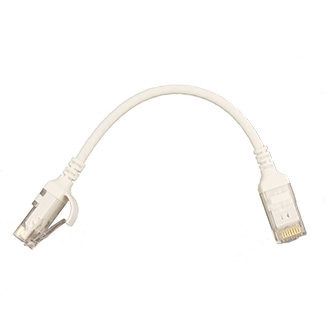 Leviton P.Cable Cat6 2Ft White