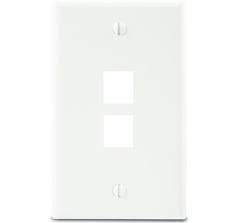 Leviton W/Plate 2Pt 41080-2WP