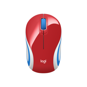 Logitech M187 - mouse - 2.4 GHz - coral