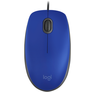 Logitech M110 Silent - mouse - USB - blue