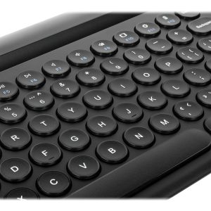Targus - keyboard - with phone holder - black - antimicrobial Input Device