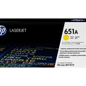 HP 651A - yellow - original - LaserJet - toner cartridge (CE342A)