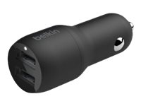 Belkin BoostCharge Dual Charger car power adapter - USB - 24 Watt