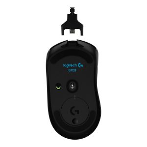 Logitech Wireless Gaming Mouse G703 LIGHTSPEED with HERO 25K Sensor - mouse - USB, 2.4 GHz