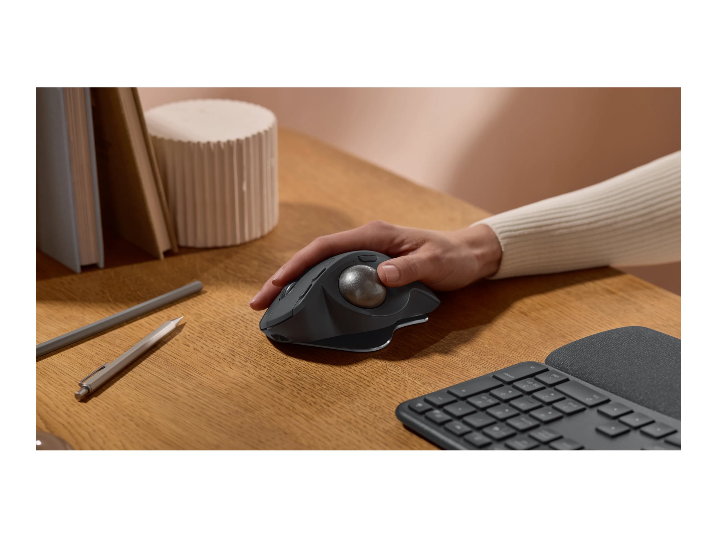 Logitech Ergo Series MX Ergo S - trackball - 2.4 GHz, Bluetooth 5.3 - graphite - Image 6