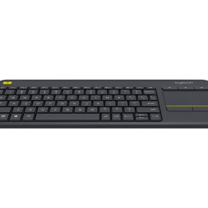 Logitech Wireless Touch Keyboard K400 Plus - keyboard - with touchpad - QWERTY - US International - black Input Device