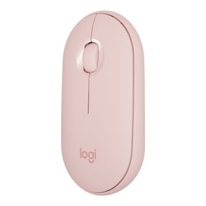 Logitech Pebble M350 - mouse - Bluetooth, 2.4 GHz - rose
