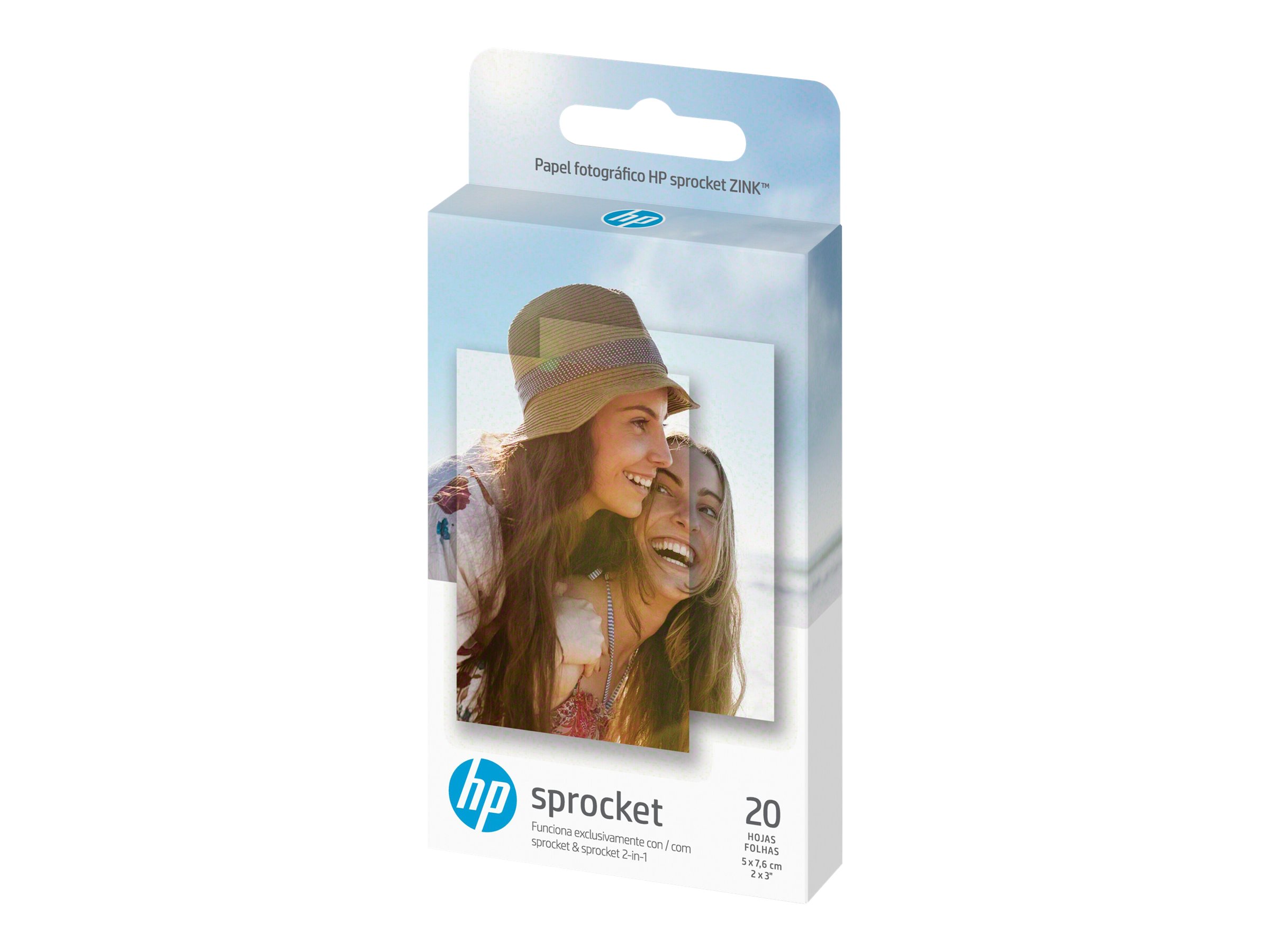 HP ZINK Sticky-Backed - photo paper - glossy - 20 sheet(s) - - Image 5