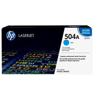 HP 504A - cyan - original - LaserJet - toner cartridge (CE251A)
