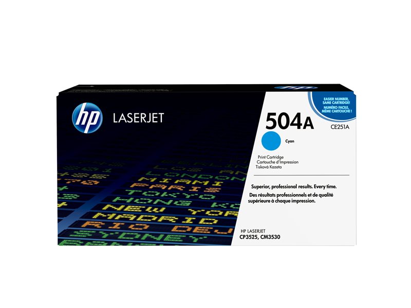 HP 504A - cyan - original - LaserJet - toner cartridge (CE251A) - Image 13