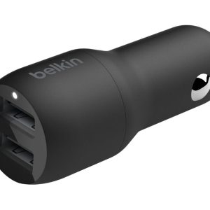 Belkin BoostCharge Dual Charger car power adapter - USB - 24 Watt