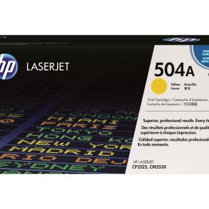HP 504A - yellow - original - LaserJet - toner cartridge (CE252A)