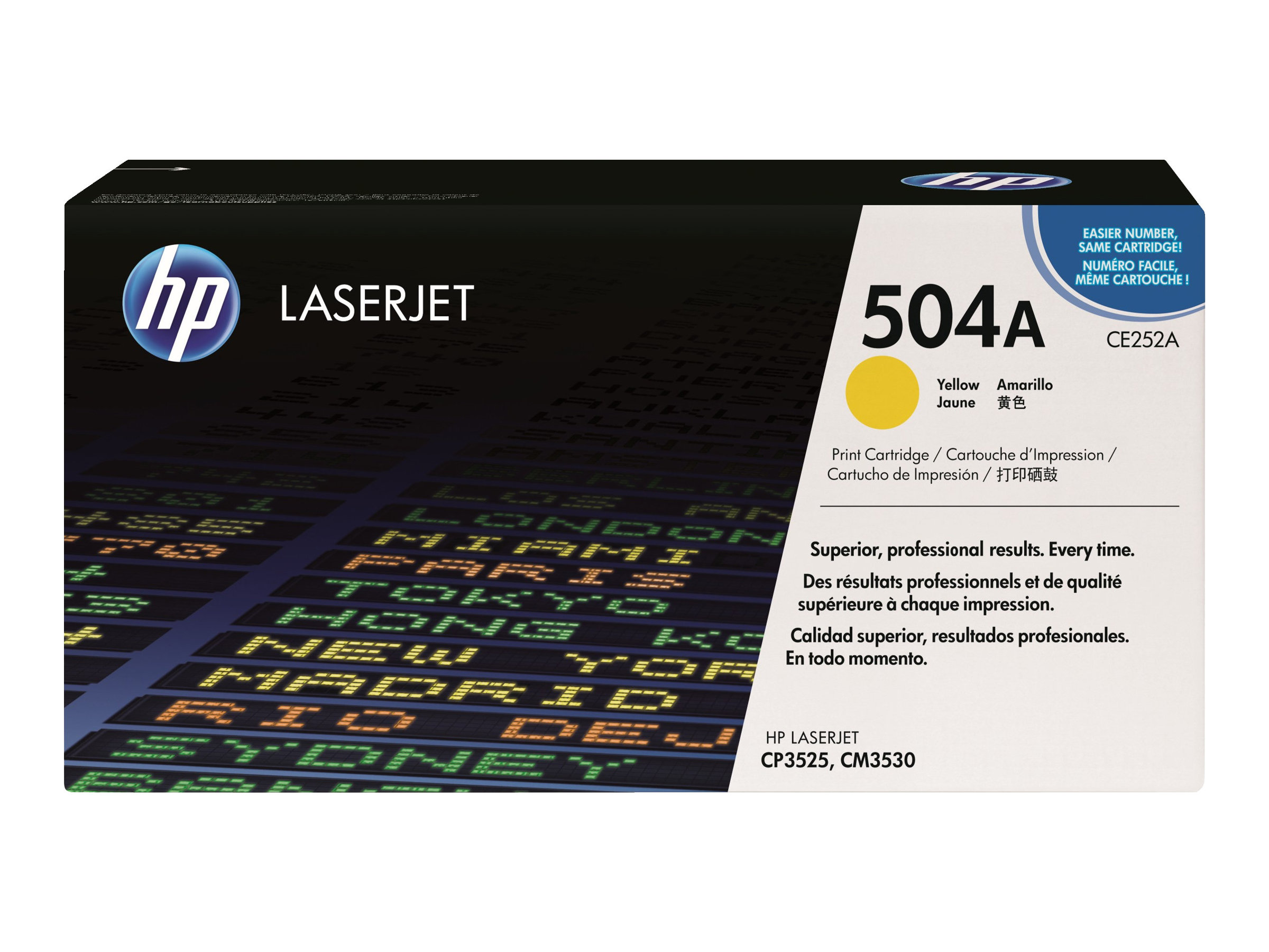 HP 504A - yellow - original - LaserJet - toner cartridge (CE252A) - Image 2