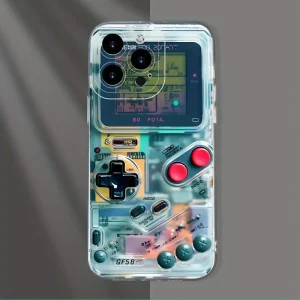 MT Phone Case iPhone 15 Pro Max Game Console Matte Textured Multi Coloured