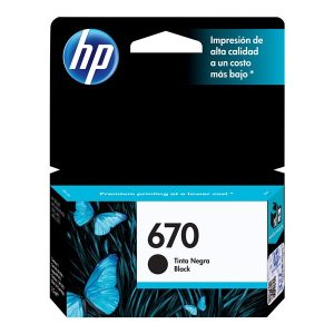 HP 670 - black - original - Ink Advantage - ink cartridge