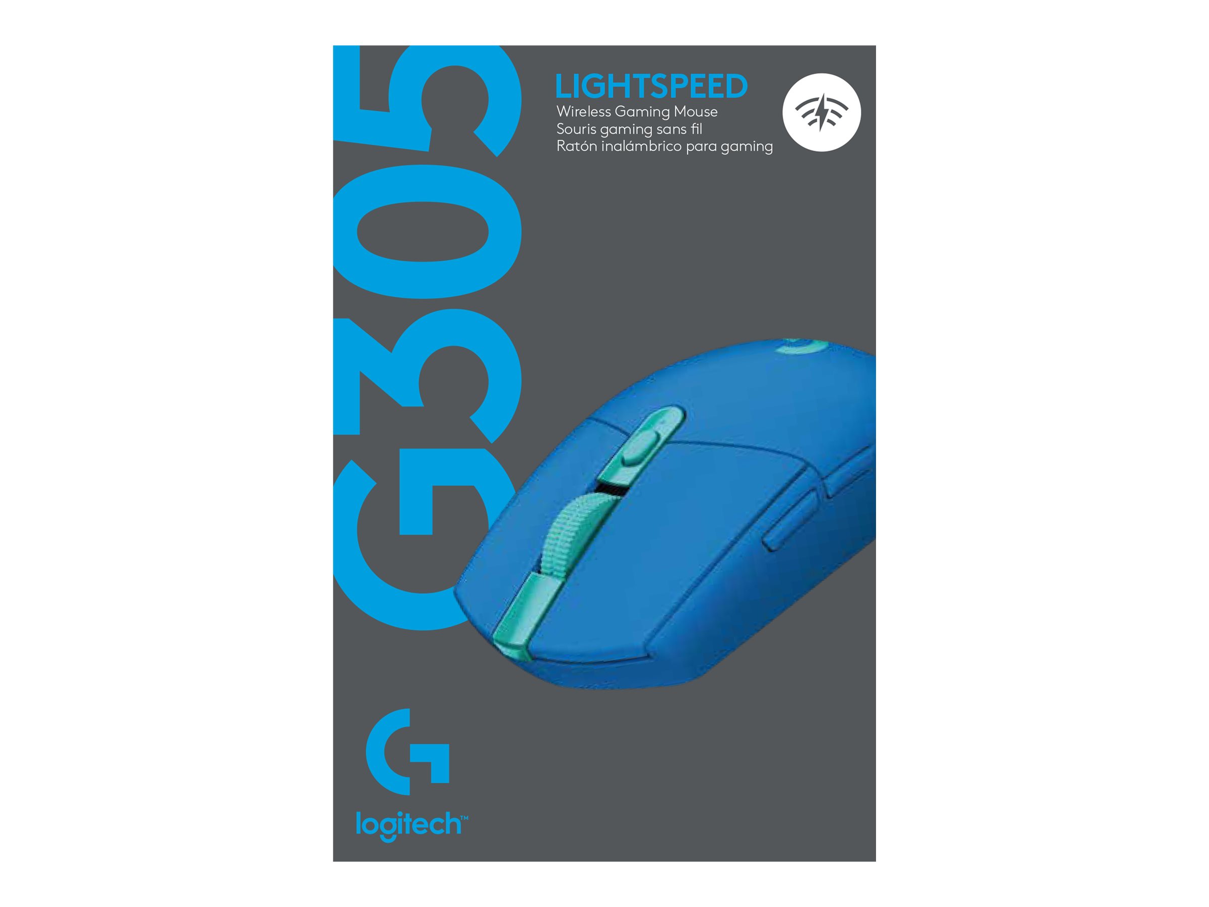 Logitech G G305 - mouse - 2.4 GHz - blue - Image 21