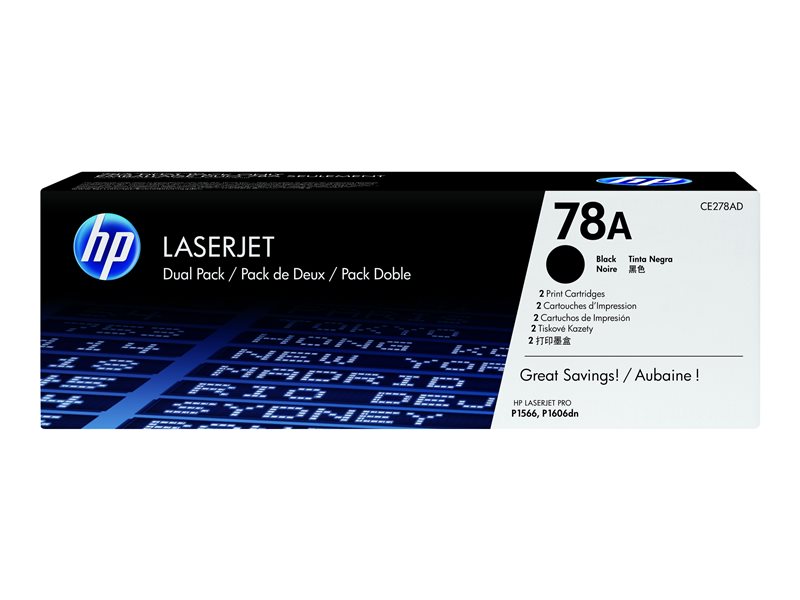 HP 78A - 2-pack - black - original - LaserJet - toner cartridge (CE278AD) - Image 13
