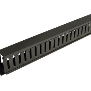 Eaton Tripp Lite Series Rack Enclosure Horizontal Cable Manager (finger duct) 1URM - rack cable management duct with cover - 1U