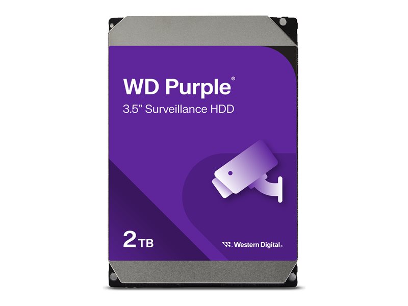 WD Purple Surveillance WD23PURZ - hard drive - 2 TB - SATA 6Gb/s - Image 2