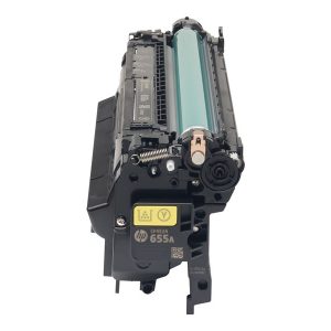 HP 655A - yellow - original - LaserJet - toner cartridge (CF452A)