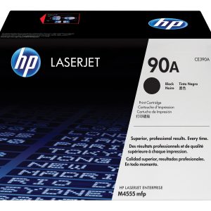 HP 90A - black - original - LaserJet - toner cartridge (CE390A)