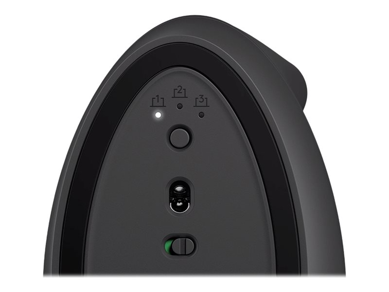 Logitech Lift Vertical Ergonomic Mouse - vertical mouse - Bluetooth, 2.4 GHz - graphite - Image 16