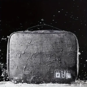 Electronics Organizer Bag - Waterproof & Shockproof - Adjustable Compartments for Cables - Chargers - Phones  Gray