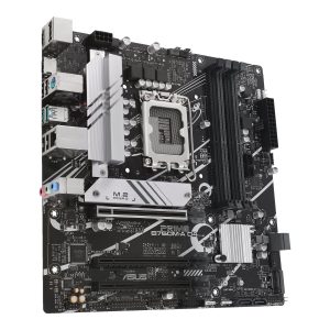 ASUS PRIME B760M-A D4 - Motherboard - micro ATX - LGA1700 Socket - B760 Chipset - USB 3.2 Gen 1, USB 3.2 Gen 2, USB-C 3.2 Gen 1 - 2.5 Gigabit LAN - onboard graphics (CPU required) - HD Audio (8-channel)