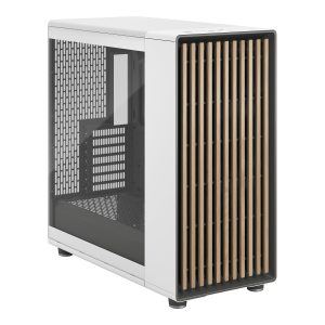 Fractal Design North XL - Tower - extended ATX - windowed side panel (tempered glass) - no power supply (ATX) - chalk white - USB/Audio/Mic