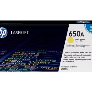 HP 650A - yellow - original - LaserJet - toner cartridge (CE272A)