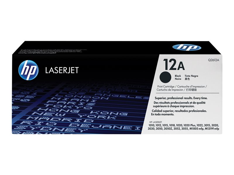 HP 12A - black - original - LaserJet - toner cartridge (Q2612A) - Image 13