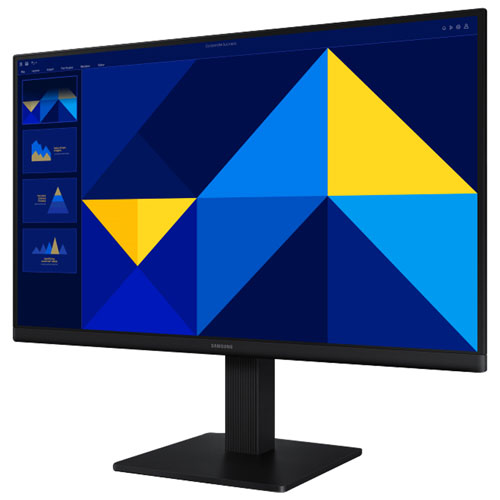 Samsung Essential S3 22" FHD 100Hz 5ms GTG IPS LED Monitor (LS22D300GANXZA) - Black - Image 2