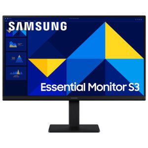 Samsung Essential S3 22" FHD 100Hz 5ms GTG IPS LED Monitor (LS22D300GANXZA) - Black