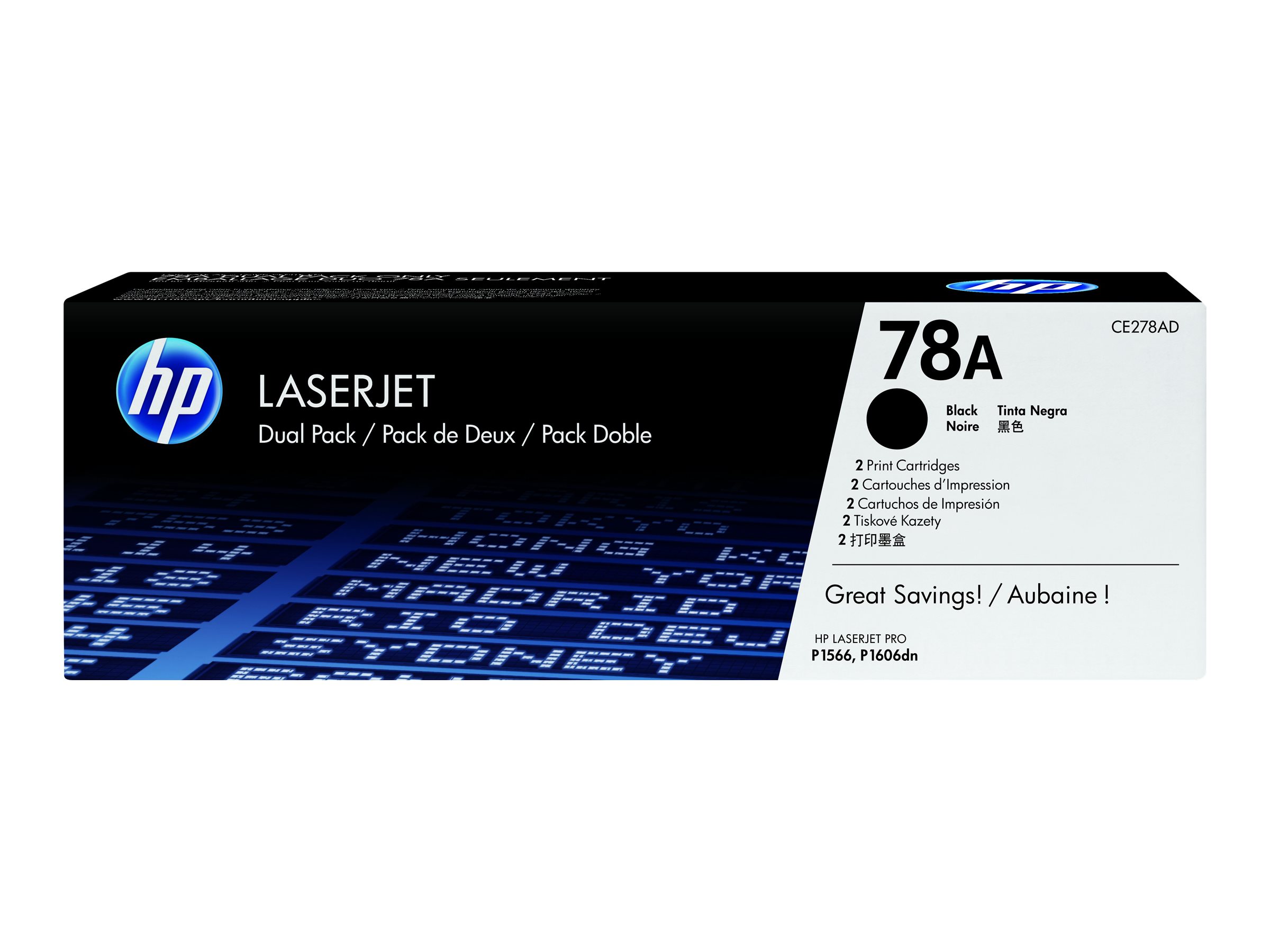HP 78A - 2-pack - black - original - LaserJet - toner cartridge (CE278AD) - Image 17
