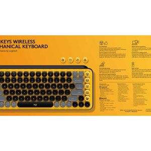 Logitech POP Keys - keyboard - QWERTY - US - blast Input Device