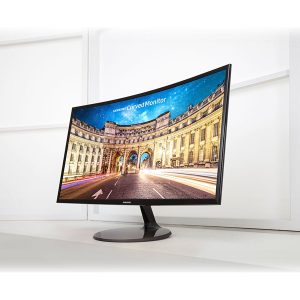 Samsung C27F390FHN - CF390 Series - LED monitor - curved - Full HD (1080p) - 27" - TAA Compliant