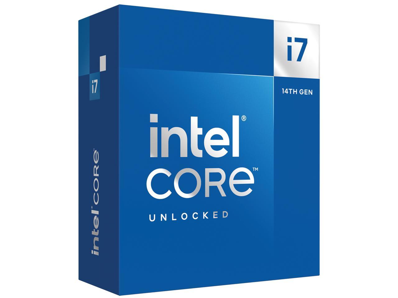 Intel Core i7 i7-14700K - 3.4 GHz - 20-core - 28 threads - 33 MB cache - FCLGA1700 Socket - Box