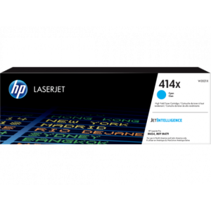 HP 414X - High Yield - cyan - original - LaserJet - toner cartridge (W2021X)