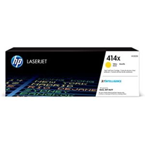 HP 414X - High Yield - yellow - original - LaserJet - toner cartridge (W2022X)