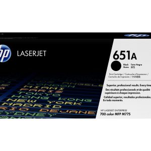 HP 651A - black - original - LaserJet - toner cartridge (CE340A)